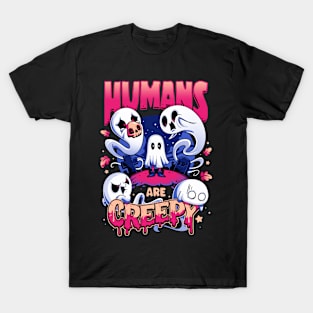 Ghost View of Humanity - Spooky Spirits T-Shirt